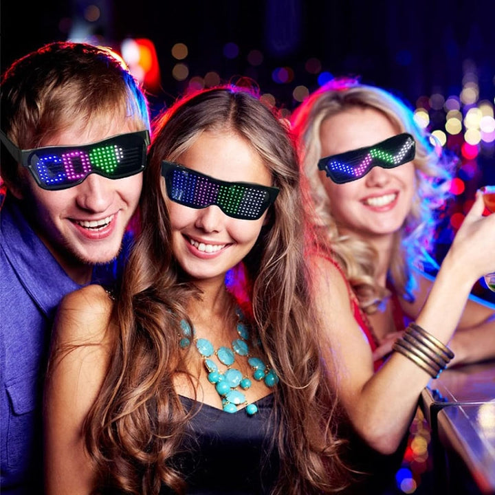 Aplikacja programowalna LED okulary imprezowe - GlowBeat-Trend Polska