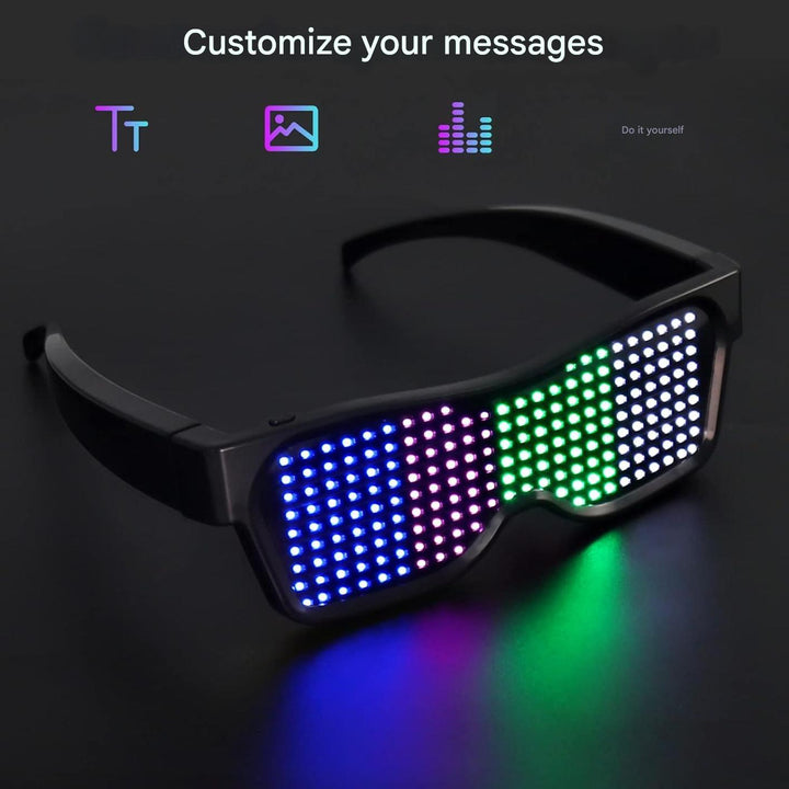 Aplikacja programowalna LED okulary imprezowe - GlowBeat-Trend Polska