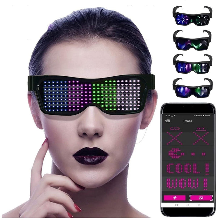 Aplikacja programowalna LED okulary imprezowe - GlowBeat-Trend Polska