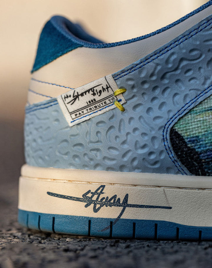 Artystyczne unisex sneakersy z designem nocnych gwiazd i wygodną podeszwą – Lior-EU38-Trend Polska