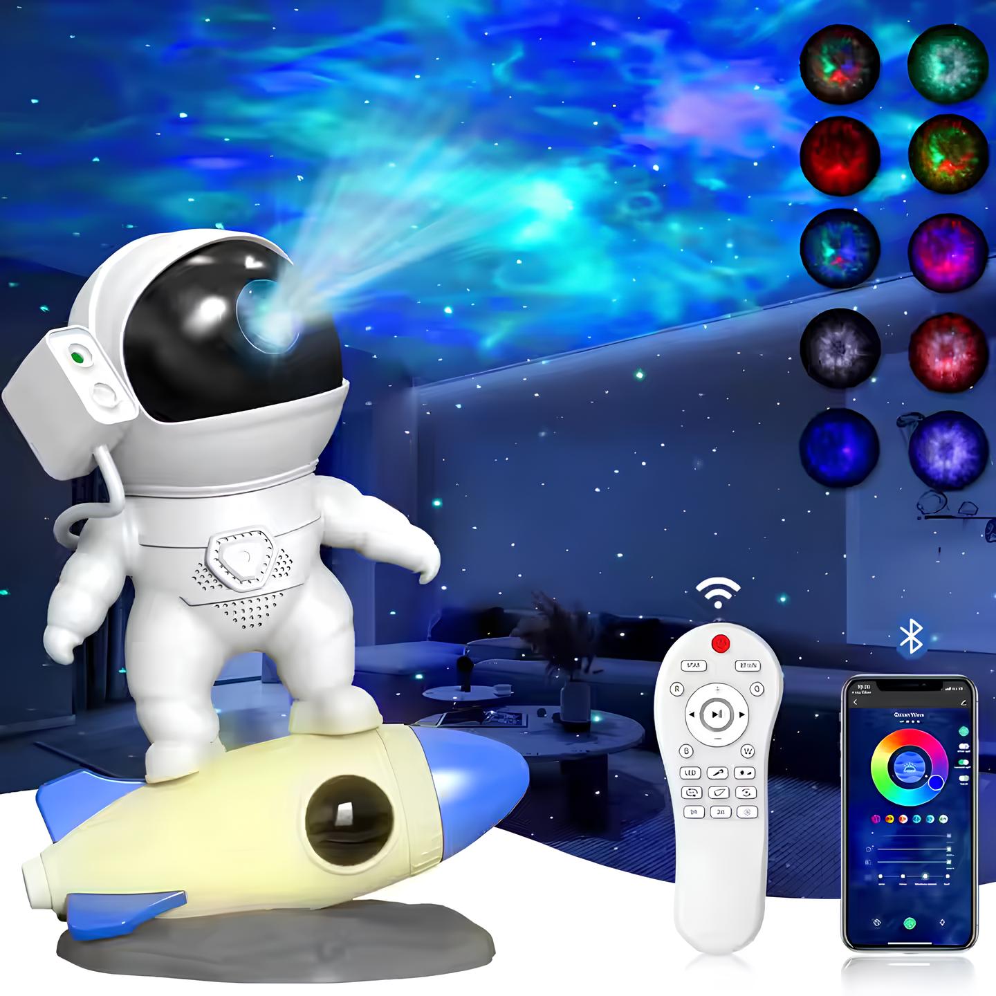 Astronaut Lampa projektorowa - AstroGlow-Kosmiczna Projekcja Audio-Trend Polska