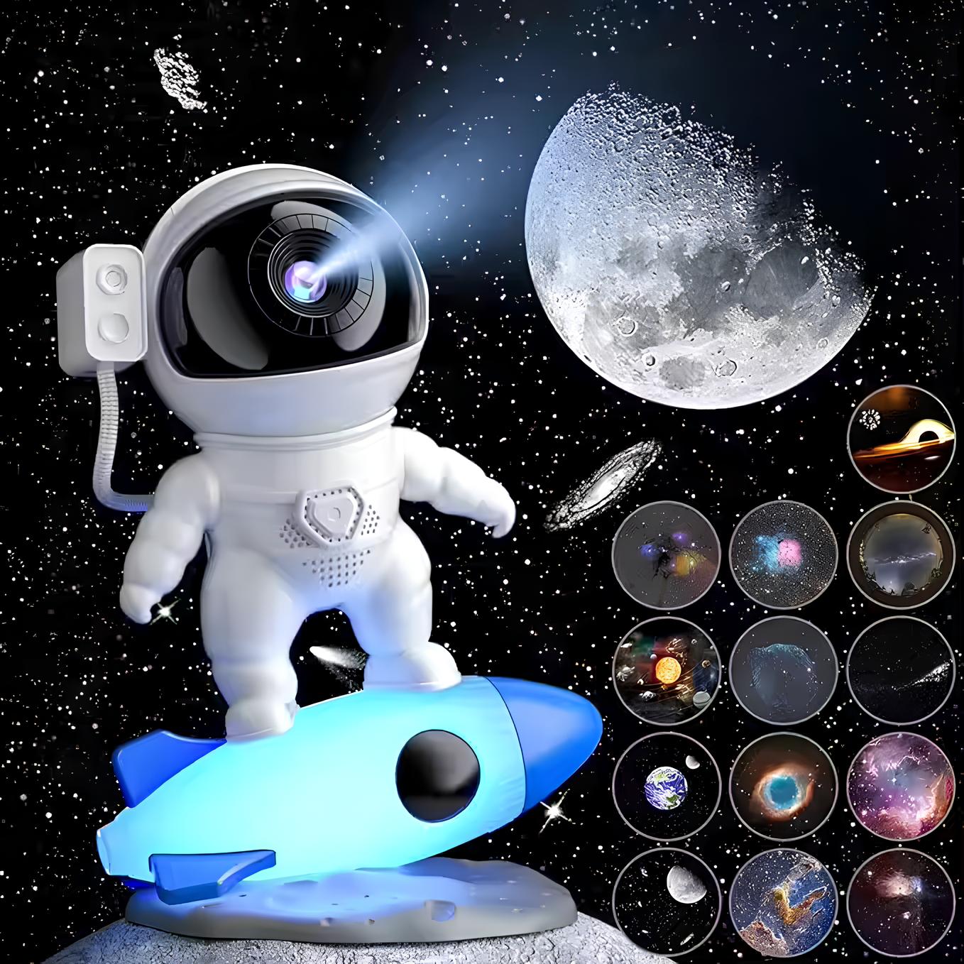 Astronaut Lampa projektorowa - AstroGlow-Projekcja Drogi Mlecznej-Trend Polska