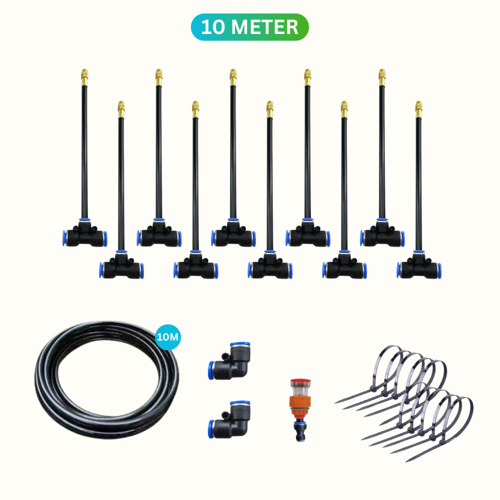 Automatyczny system nawadniający - AquaBloom-10 st + 10 metrów węża-Trend Polska
