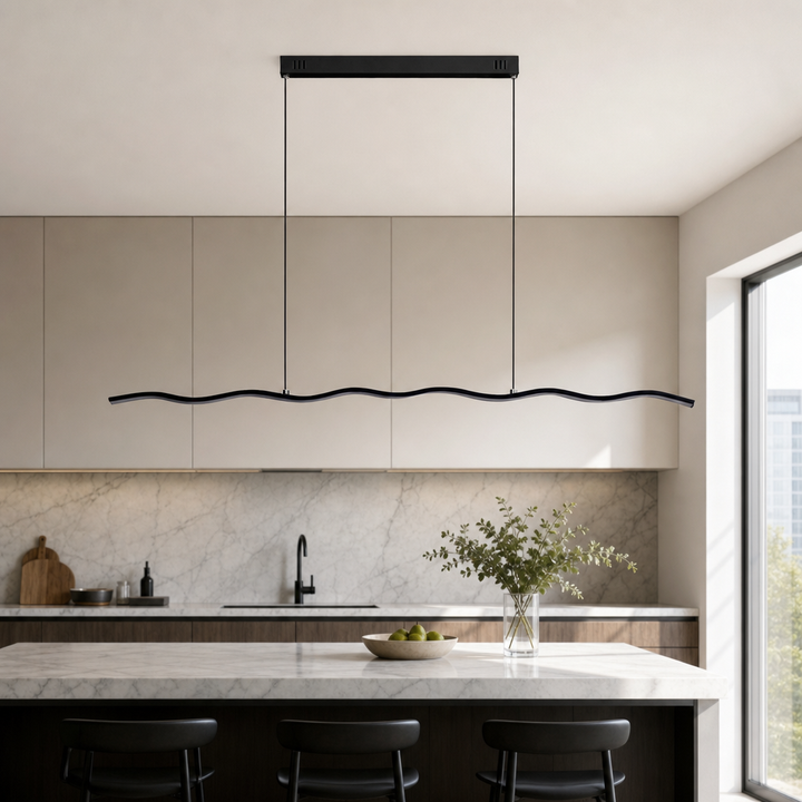 Designerska Lampa Sufitowa LED – Linia Fal – Curvalux