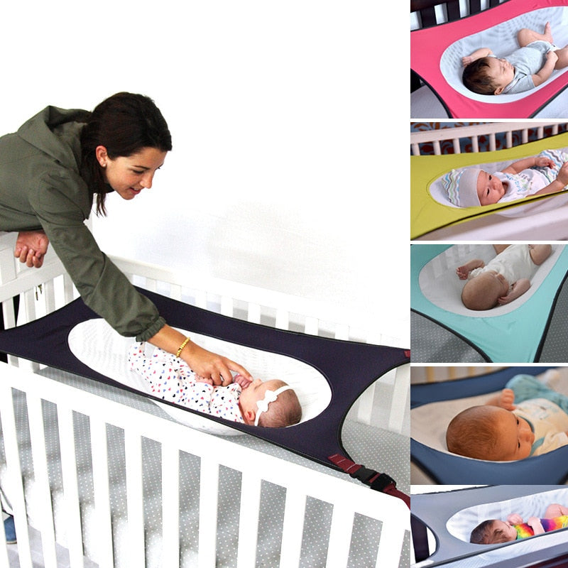 Baby Hammak dla Kołyski lub Łóżeczka – LunaNest-Niebieski-Trend Polska