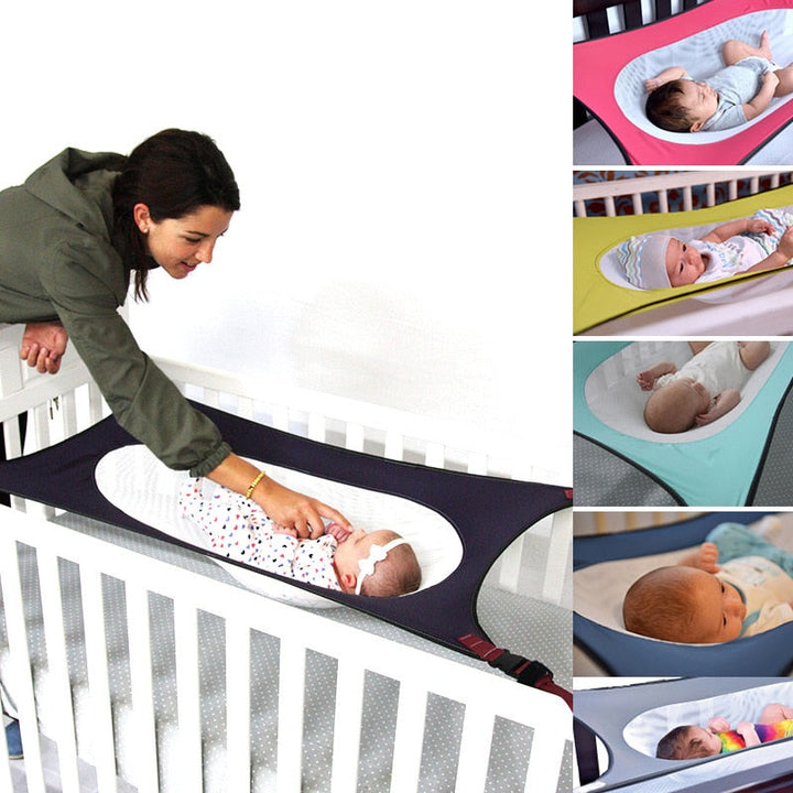 Baby Hammak dla Kołyski lub Łóżeczka – LunaNest-Niebieski-Trend Polska