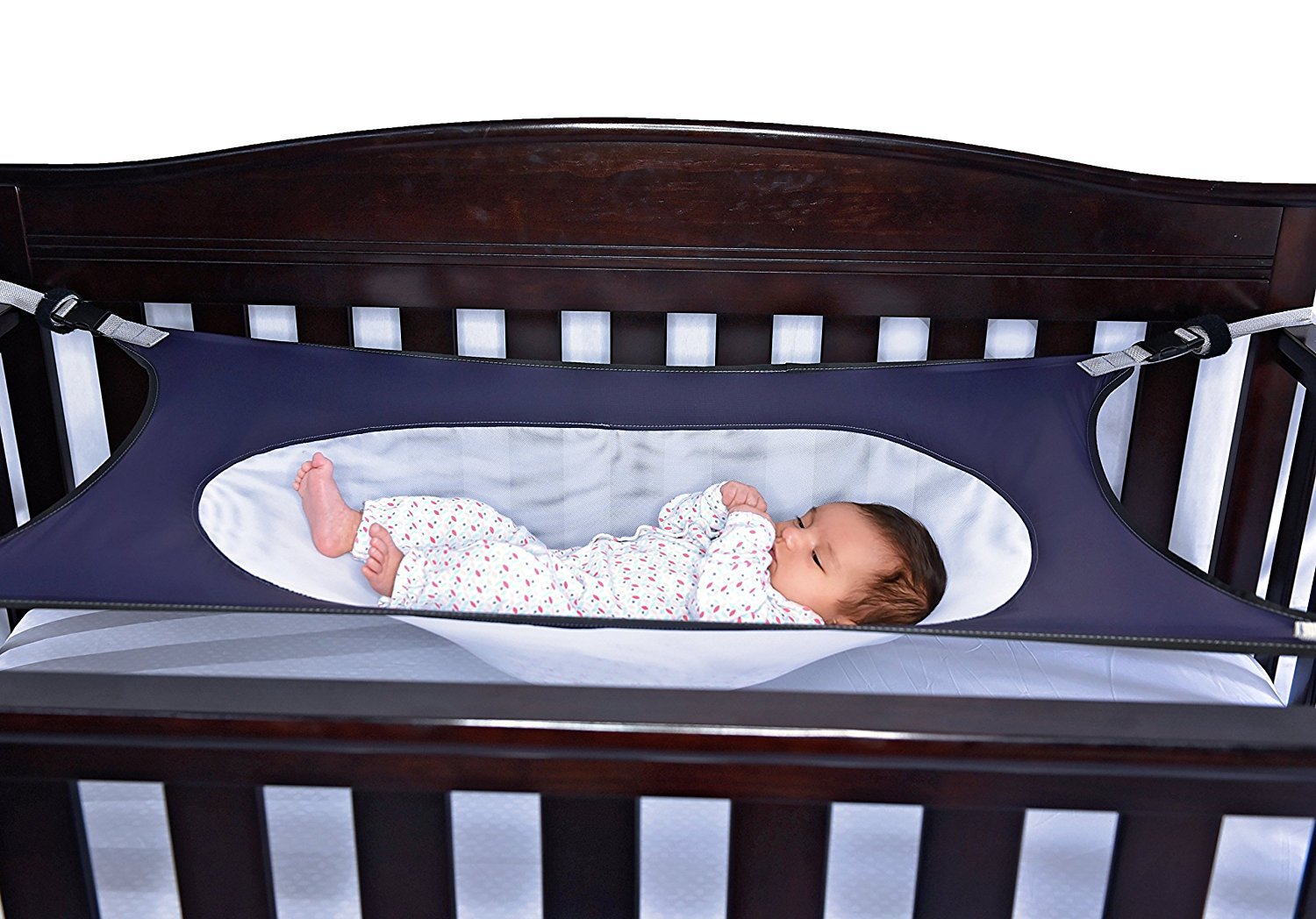 Baby Hammak dla Kołyski lub Łóżeczka – LunaNest-Niebieski-Trend Polska