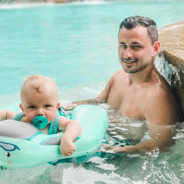 Baby & Mały Dzieciak Trener Pływania | Bezpieczne Nauka Pływania-Turkusowy-Trend Polska