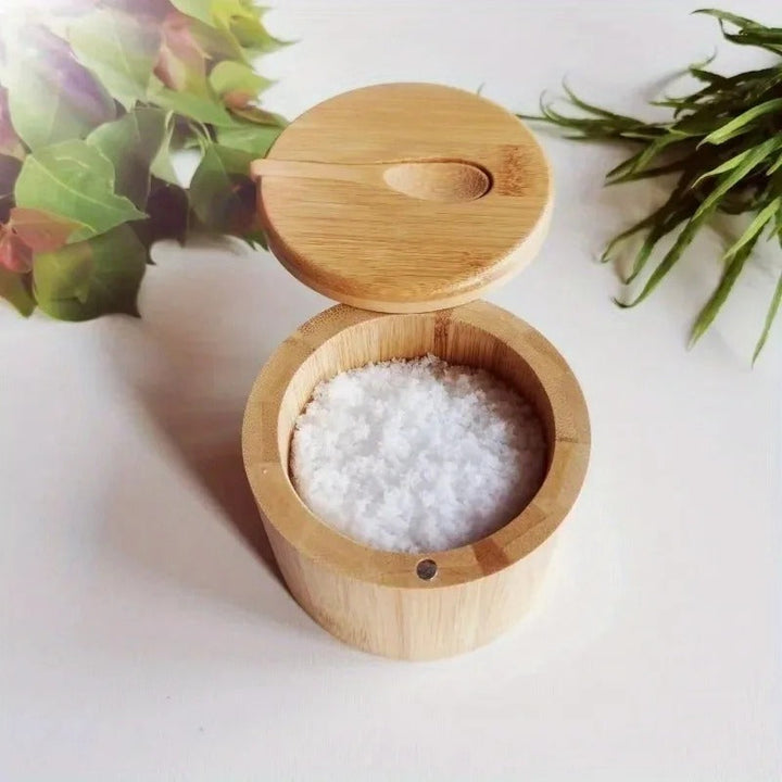 Bamboo Zestaw Przypraw z Pokrywką i Łyżką - Nomi-Trend Polska