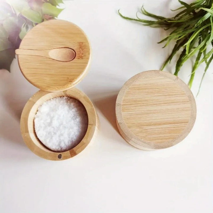 Bamboo Zestaw Przypraw z Pokrywką i Łyżką - Nomi-Trend Polska
