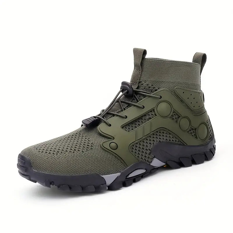 Barefoot Męskie Buty - TrailFlex-Zielony wojskowy-38-Trend Polska