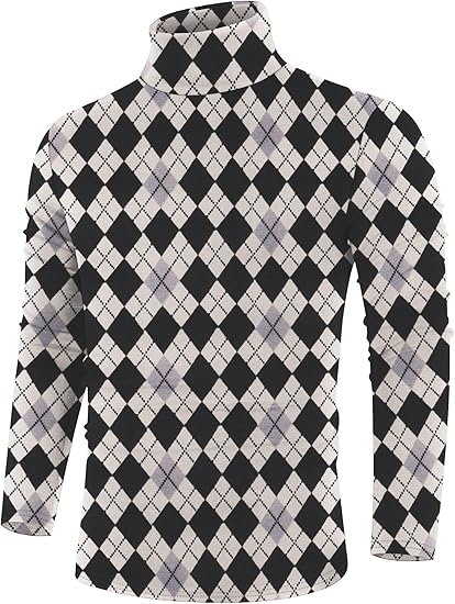 Basic Męski Golf - Randy-Czarny Beż-S-Trend Polska
