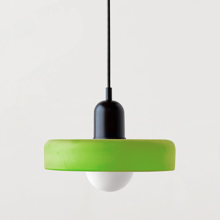 Bauhaus Colored Glass Pendant Light 20