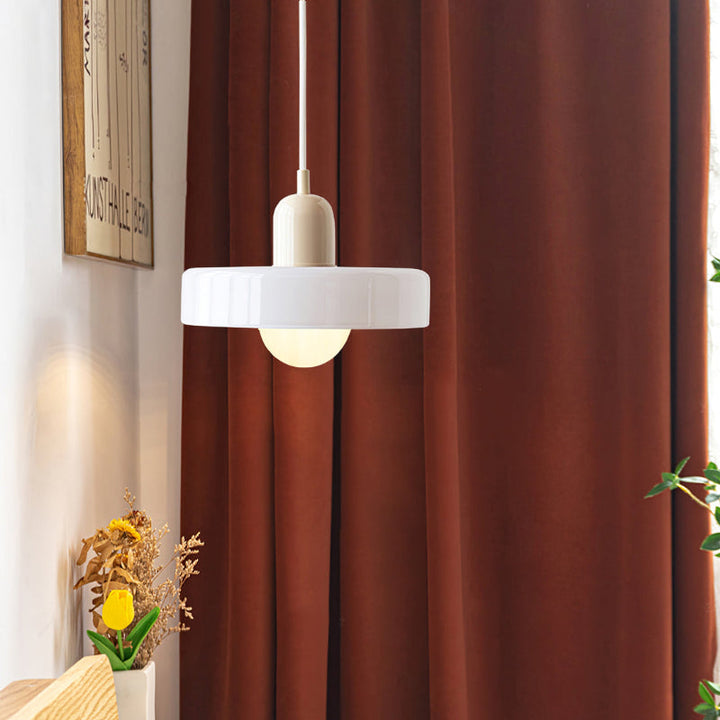 Bauhaus Colored Glass Pendant Light 10