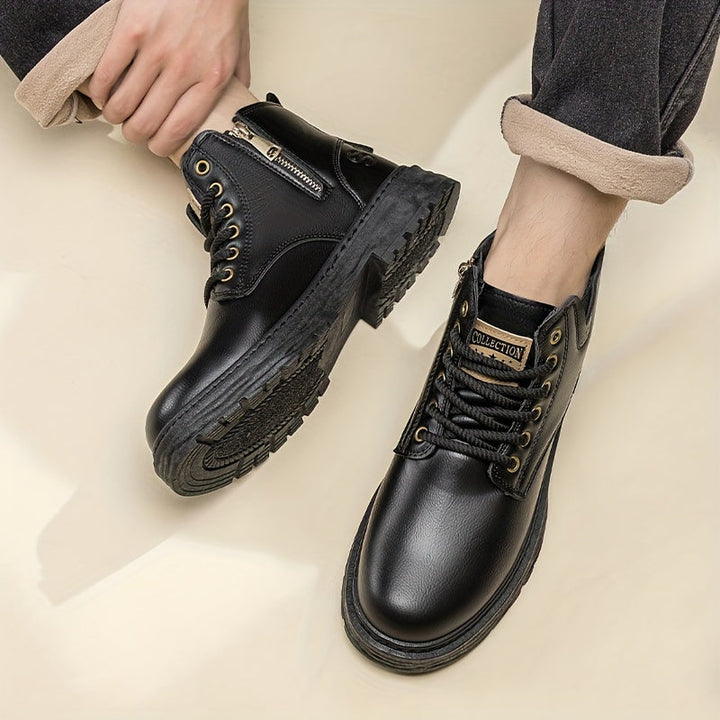 Ciepłe i stylowe buty za kostkę męskie - Arvo