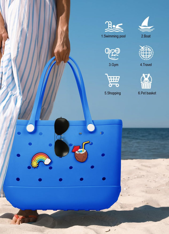Wodoodporna torba plażowa EVA – duża i nadająca się do prania torba na zewnątrz