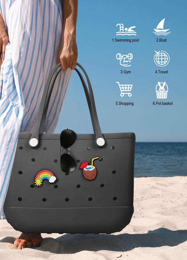Wodoodporna torba plażowa EVA – duża i nadająca się do prania torba na zewnątrz