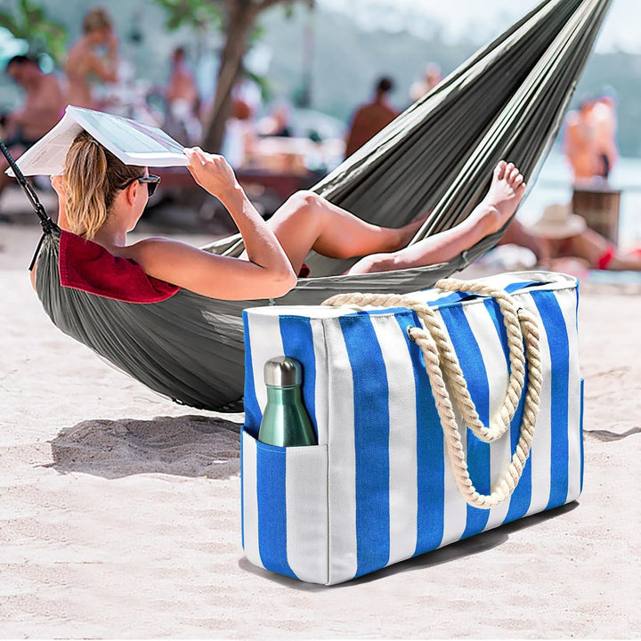 Wodoodporna i piaskoodporna oversized torba plażowa – SandAway
