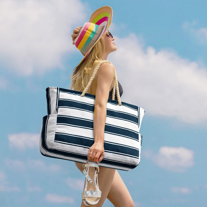 Wodoodporna i piaskoodporna oversized torba plażowa – SandAway