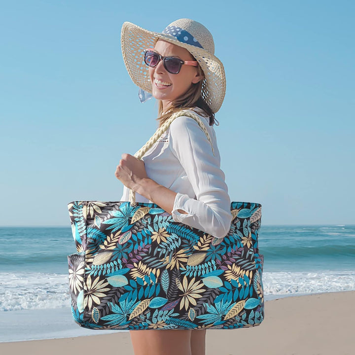 Wodoodporna i piaskoodporna oversized torba plażowa – SandAway