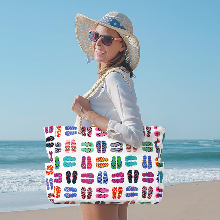 Wodoodporna i piaskoodporna oversized torba plażowa – SandAway