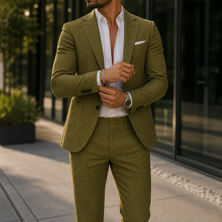 Dwuczęściowy Garnitur Męski Slim Fit – Adrian