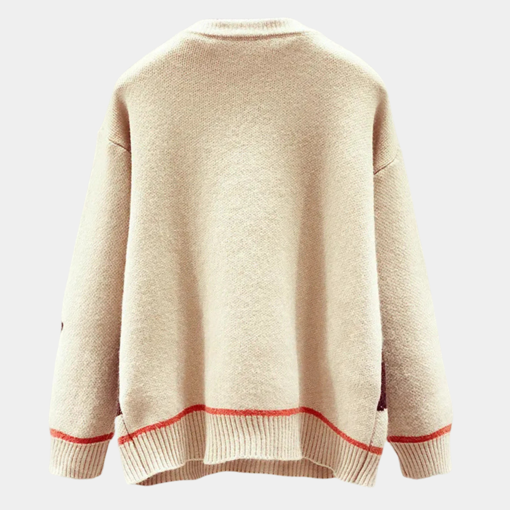Belight - Casual Ciepły Sweter dla Damen-Czarny-XS-Trend Polska
