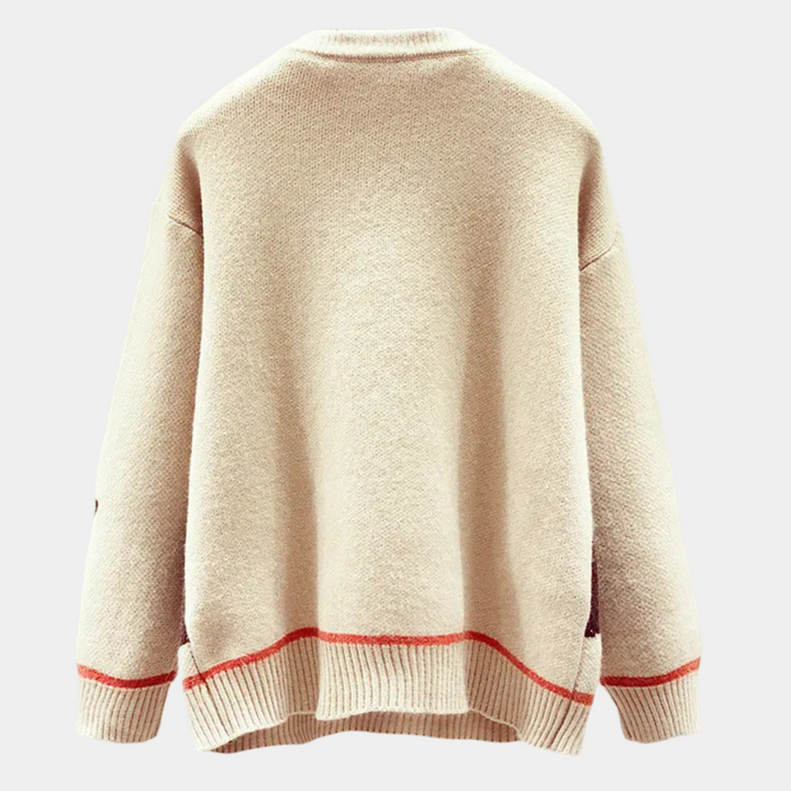 Belight - Casual Ciepły Sweter dla Damen-Czarny-XS-Trend Polska
