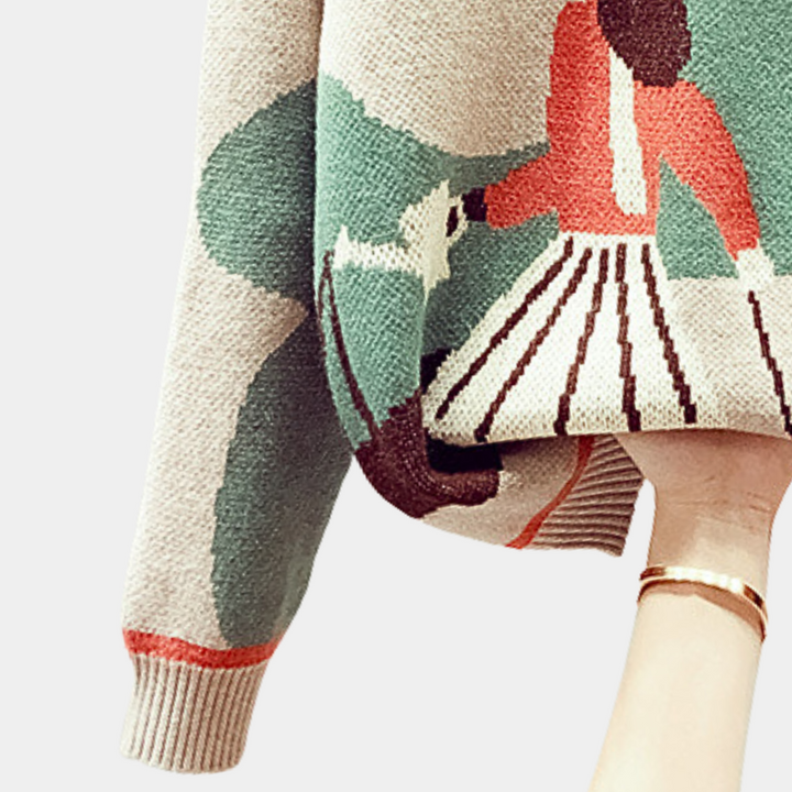 Belight - Casual Ciepły Sweter dla Damen-Czarny-XS-Trend Polska