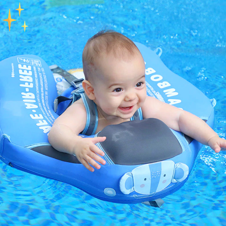 Bezpieczna obręcz ratunkowa dla małych dzieci - AquaSafe-GRATIS Parasol o wartości 30 €-Zielony-Trend Polska
