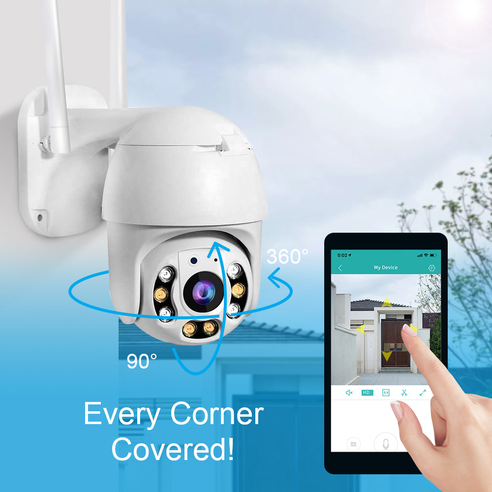 Bezprzewodowa kamera bezpieczeństwa do zastosowań zewnętrznych z WiFi – SecureView 360-Trend Polska