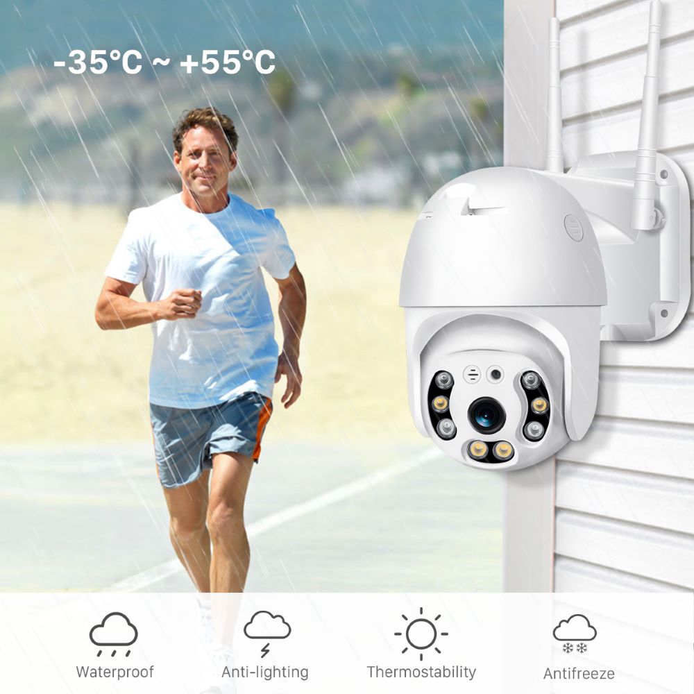 Bezprzewodowa kamera bezpieczeństwa do zastosowań zewnętrznych z WiFi – SecureView 360-Trend Polska