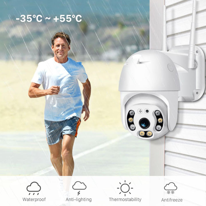 Bezprzewodowa kamera bezpieczeństwa do zastosowań zewnętrznych z WiFi – SecureView 360-Trend Polska