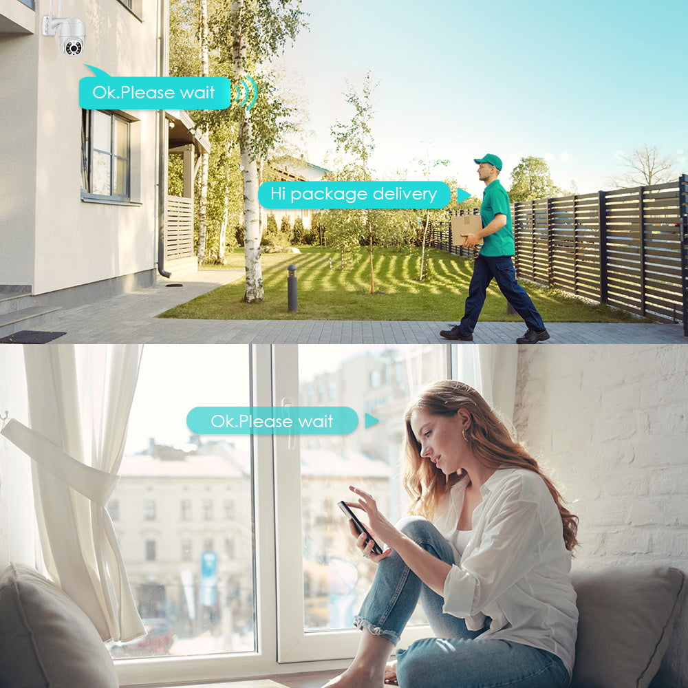 Bezprzewodowa kamera bezpieczeństwa do zastosowań zewnętrznych z WiFi – SecureView 360-Trend Polska
