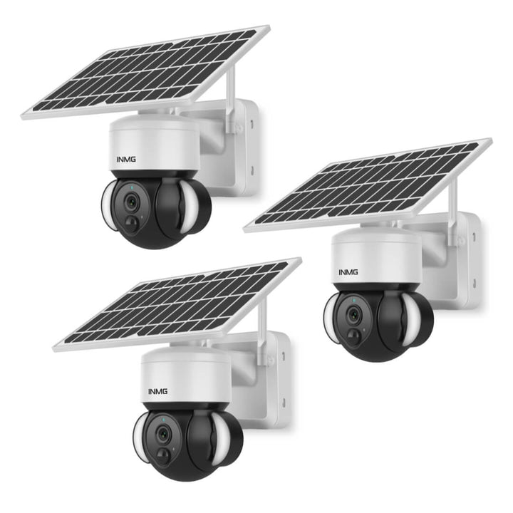 Bezprzewodowa kamera słoneczna z obrotową kopułą – SolarGuard 360-3 szt-Trend Polska