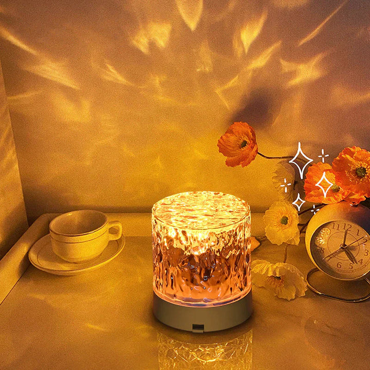 Bezprzewodowa lampa nastrojowa z pilotem - AuraGlow-Jednokolorowe światło-USB ładowany-Trend Polska