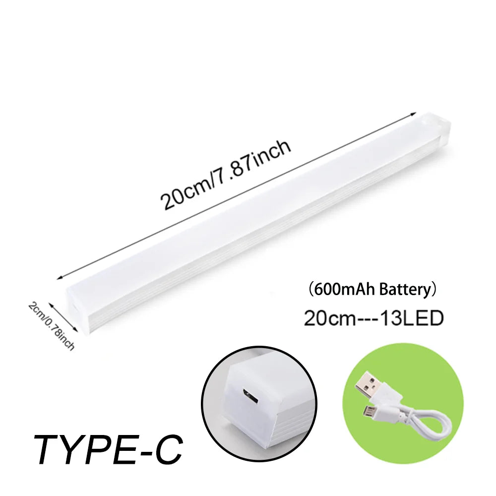 BEZPRZEWODOWA LAMPA NOCNA LED Z CZUJNIKIEM RUCHU I ŁADOWALNĄ BATERIĄ-Trend Polska