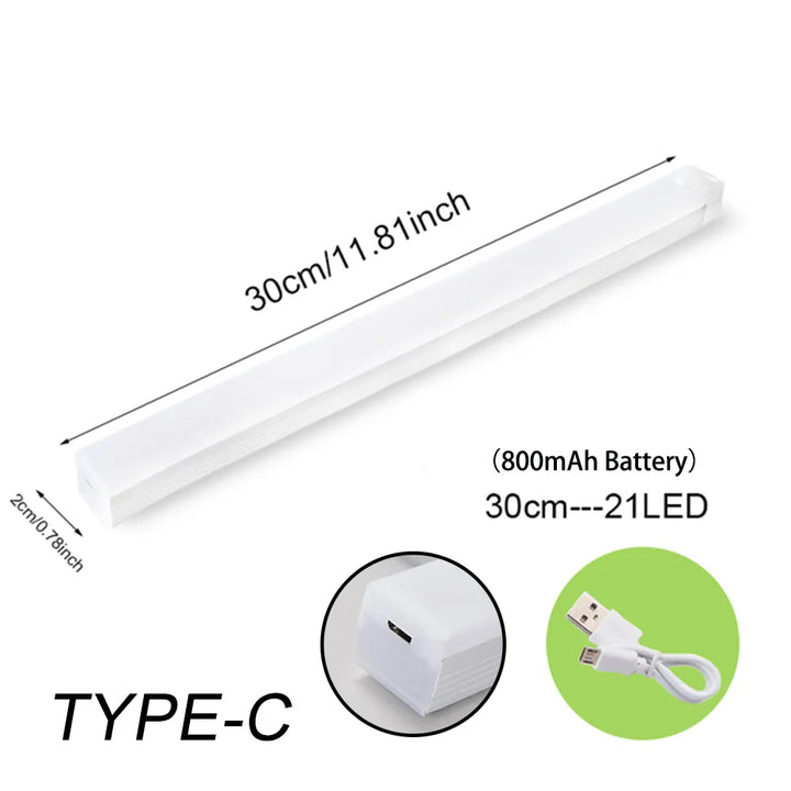 BEZPRZEWODOWA LAMPA NOCNA LED Z CZUJNIKIEM RUCHU I ŁADOWALNĄ BATERIĄ-Trend Polska