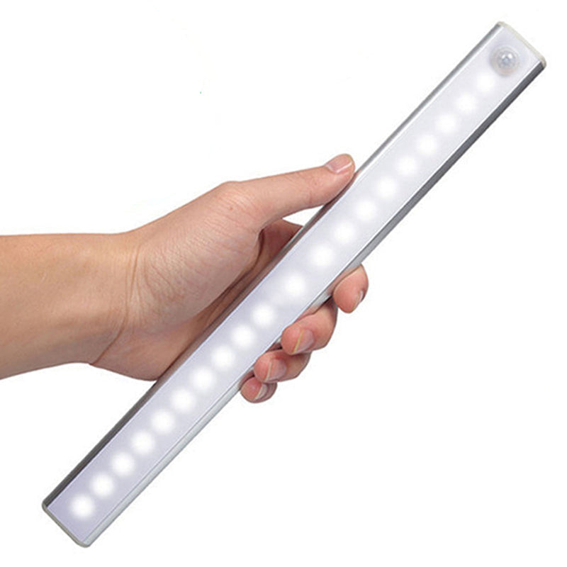 BEZPRZEWODOWA LAMPA NOCNA LED Z CZUJNIKIEM RUCHU I ŁADOWALNĄ BATERIĄ-Trend Polska