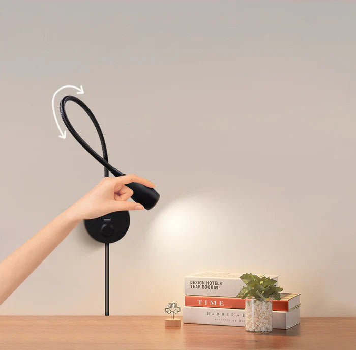 Bezprzewodowa Lampa Ścienna dla Czarującej Atmosfery - LumaWave-Czarny 220V neutralne światło-Trend Polska
