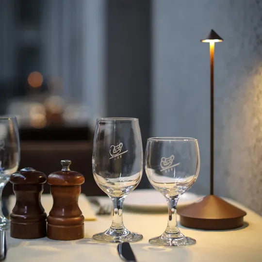 Bezprzewodowa lampa stołowa LED | ClarityGlow-Czarny-Trend Polska