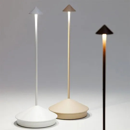Bezprzewodowa lampa stołowa LED | ClarityGlow-Czarny-Trend Polska