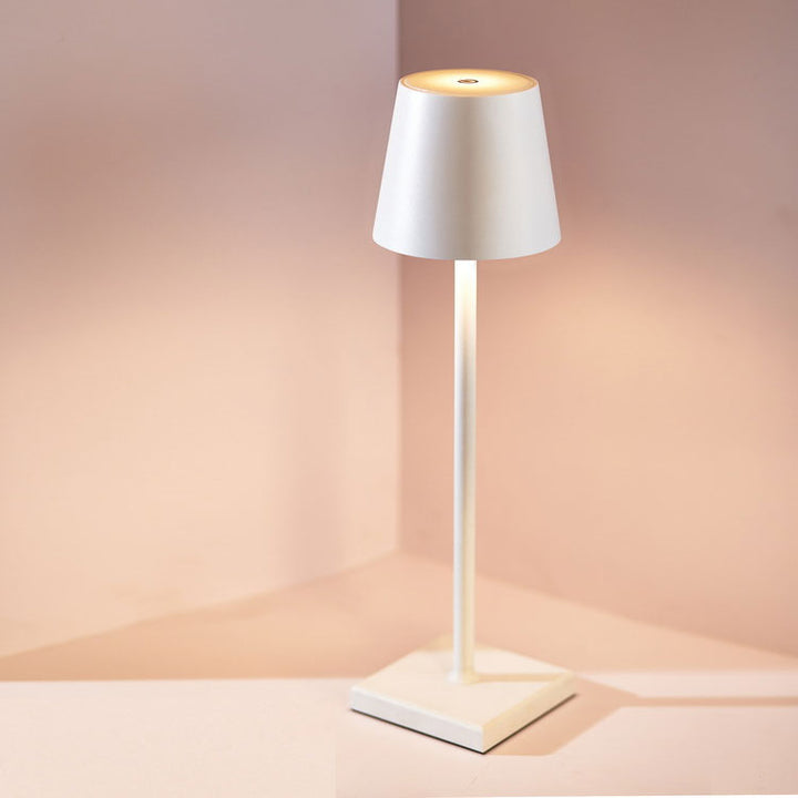 Bezprzewodowa Lampa Stołowa - Lumière Monsieur-Biały-Trend Polska