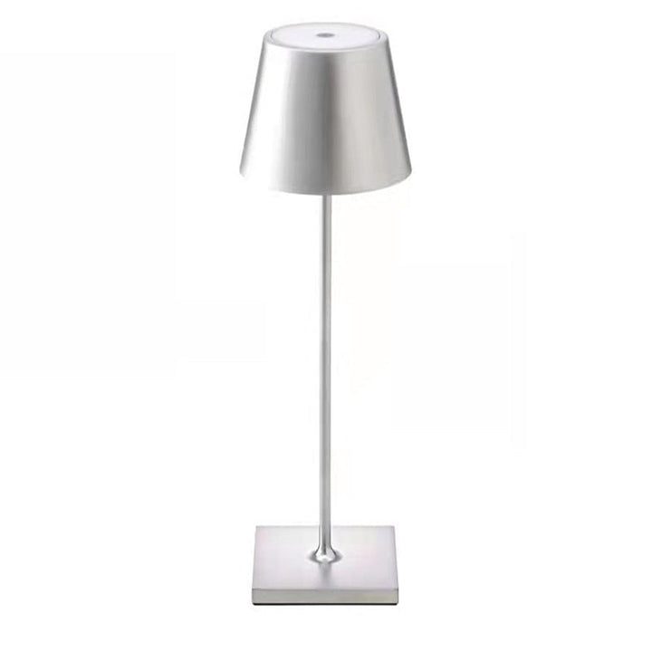 Bezprzewodowa Lampa Stołowa - Lumière Monsieur-Srebrny-Trend Polska