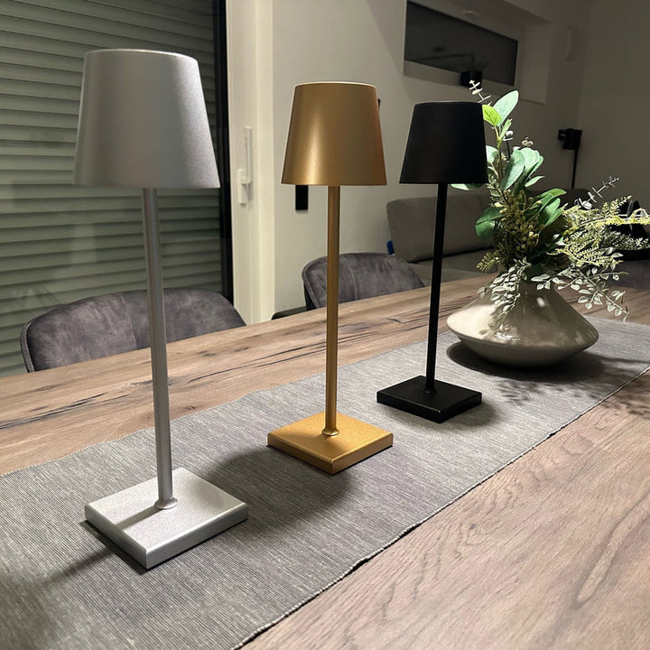 Bezprzewodowa lampa stołowa - Scandiglow-Biały-Trend Polska