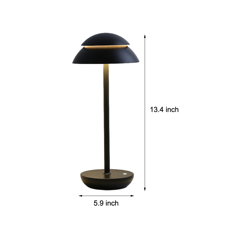 Bezprzewodowa lampa stołowa z wbudowanym oświetleniem LED - GlowBeam-Biały-Trend Polska