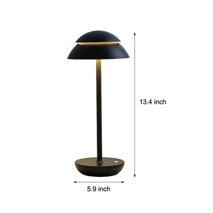 Bezprzewodowa lampa stołowa z wbudowanym oświetleniem LED - GlowBeam-Biały-Trend Polska