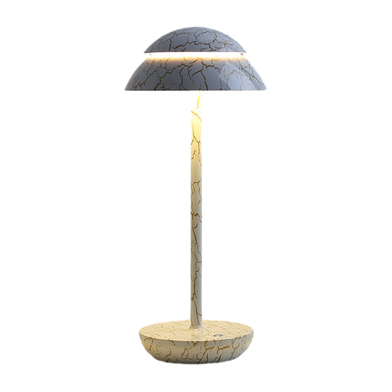 Bezprzewodowa lampa stołowa z wbudowanym oświetleniem LED - GlowBeam-Biały-Trend Polska