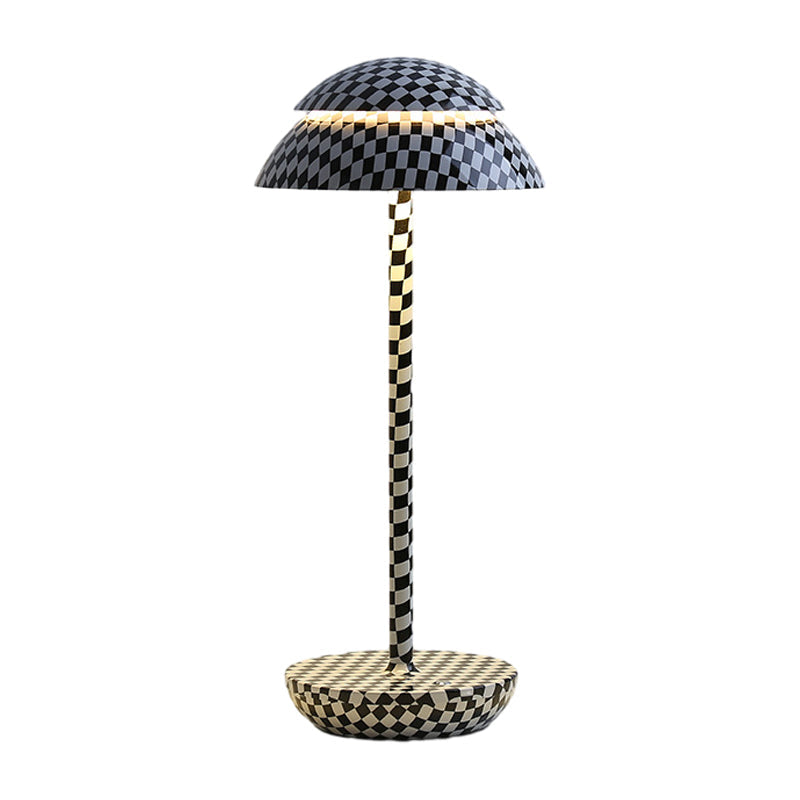 Bezprzewodowa lampa stołowa z wbudowanym oświetleniem LED - GlowBeam-Biały-Trend Polska