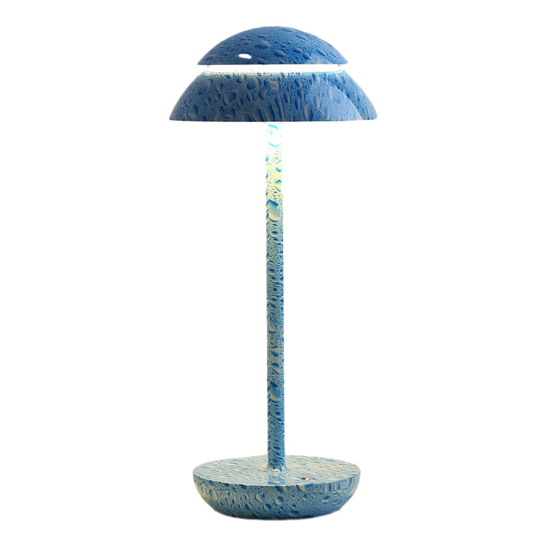 Bezprzewodowa lampa stołowa z wbudowanym oświetleniem LED - GlowBeam-Biały-Trend Polska
